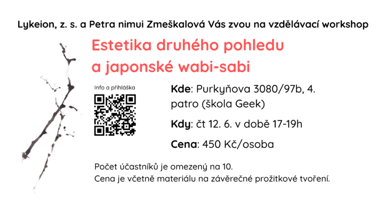 vzdělávací workshop wabi-sabi japonská estetika