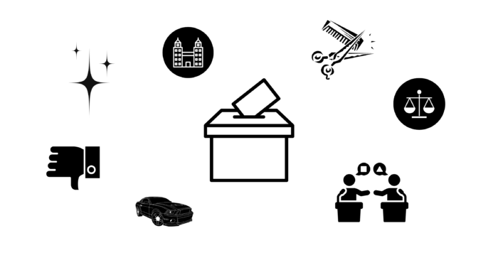 politika estetika paralely spektrum šedé