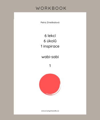 wabi-sabi japonská estetika workbook