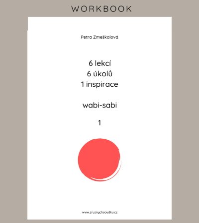 wabi-sabi japonská estetika workbook
